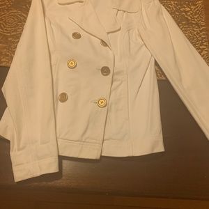 Denim Pea Coat
